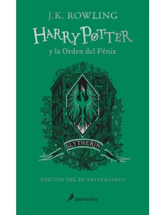 Harry Potter y la Orden del Fenix edicion Slytherin del 20º aniversario Harry Potter